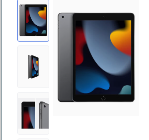 iPad 2021 (9th Generation) 10.2-Inch, 64GB, WiFi, Spac